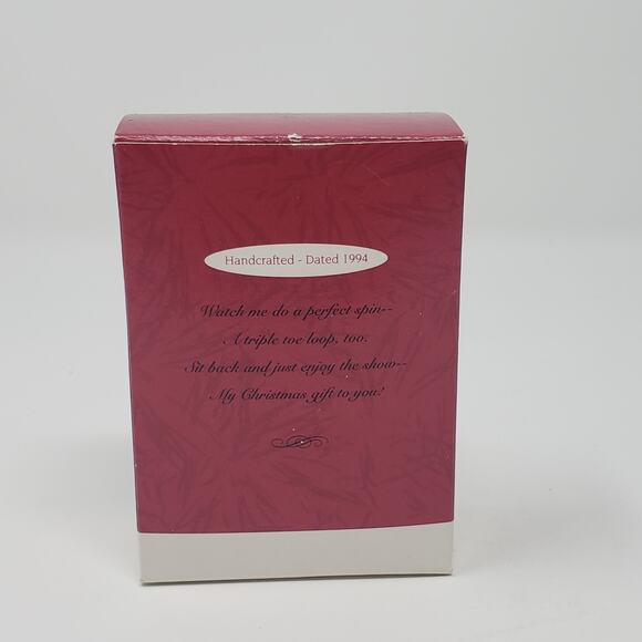 1994 Hallmark Ice Show Handcrafted Keepsake Christmas Holiday Ornament - Picture 2 of 8